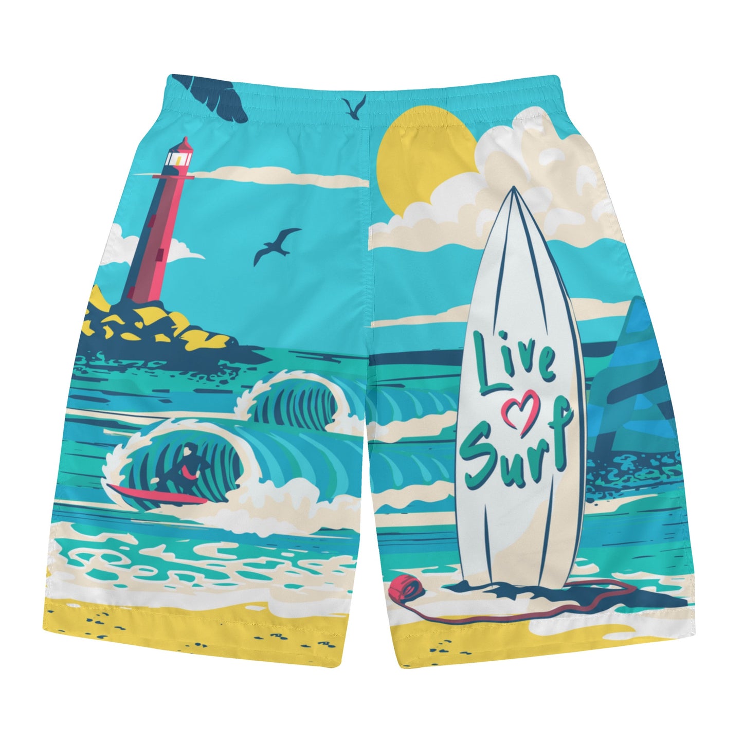 Men's All Over Print Board Shorts