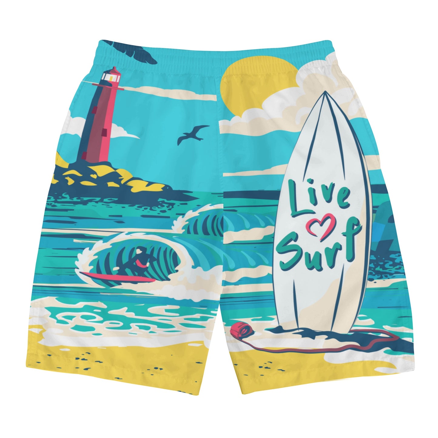 Men's All Over Print Board Shorts