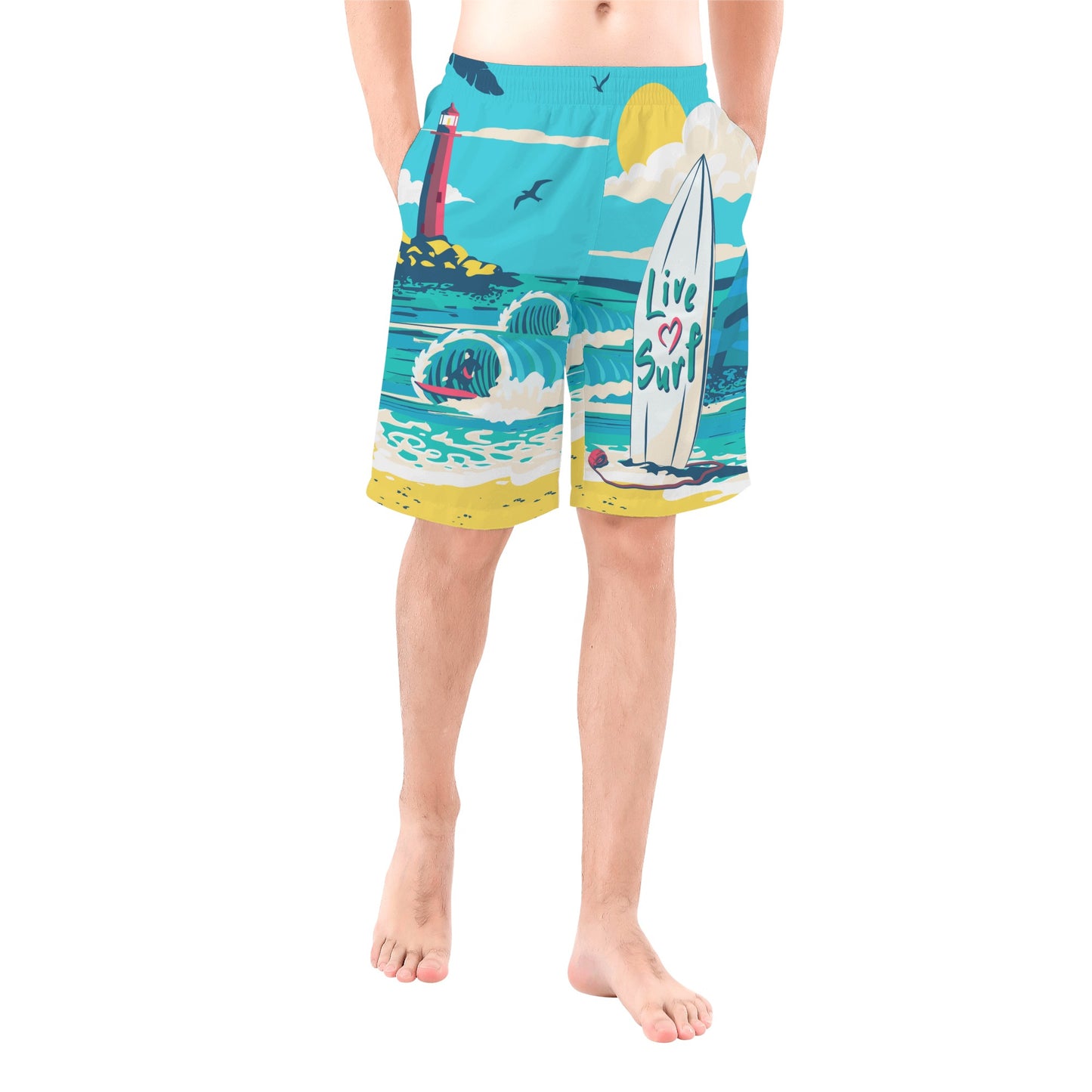 Men's All Over Print Board Shorts