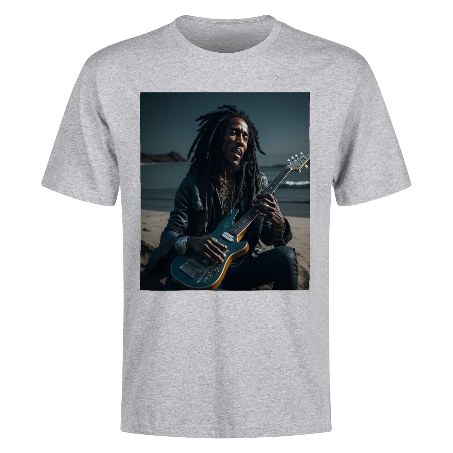 Men's Cotton Front Back Printing T Shirt