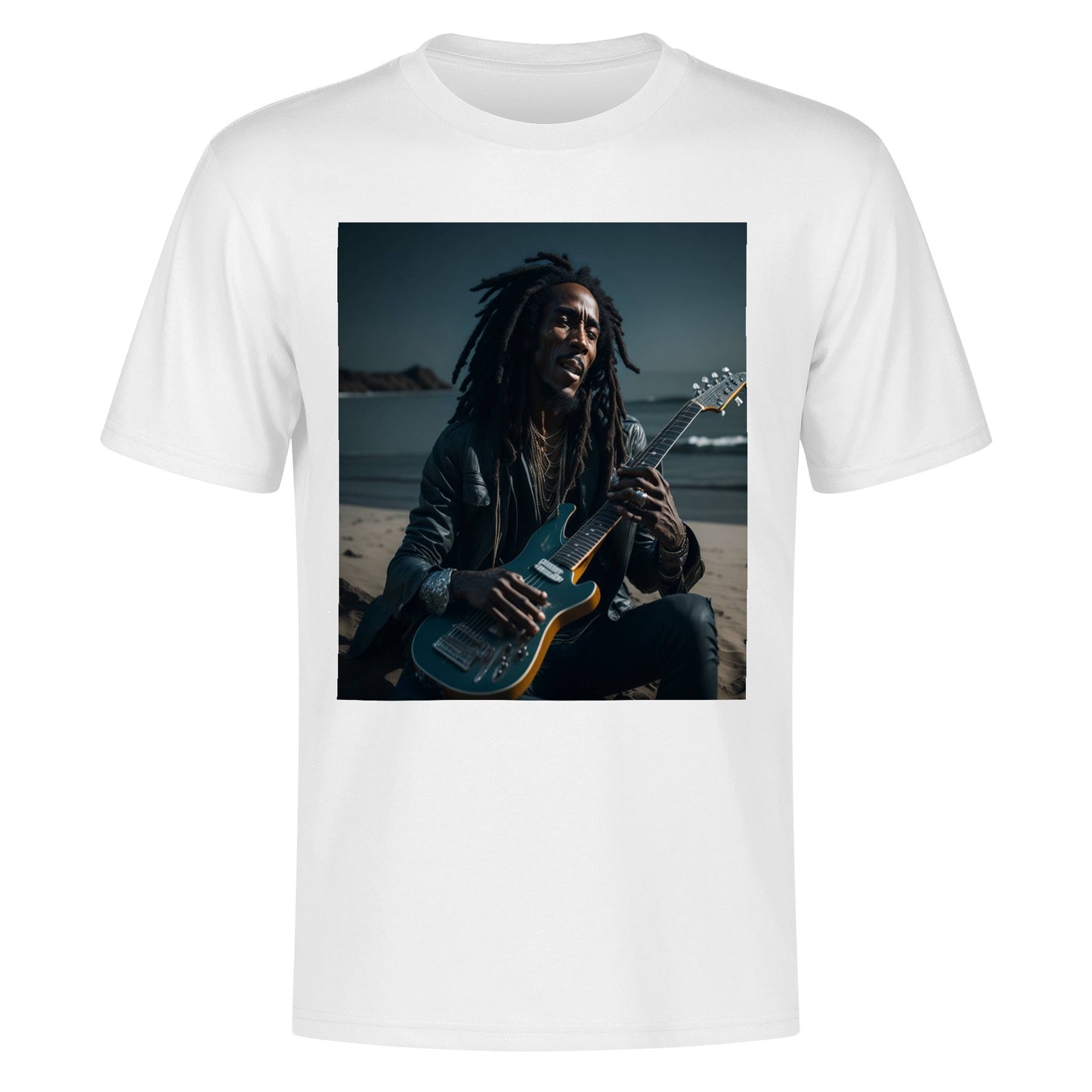 Men's Cotton Front Back Printing T Shirt