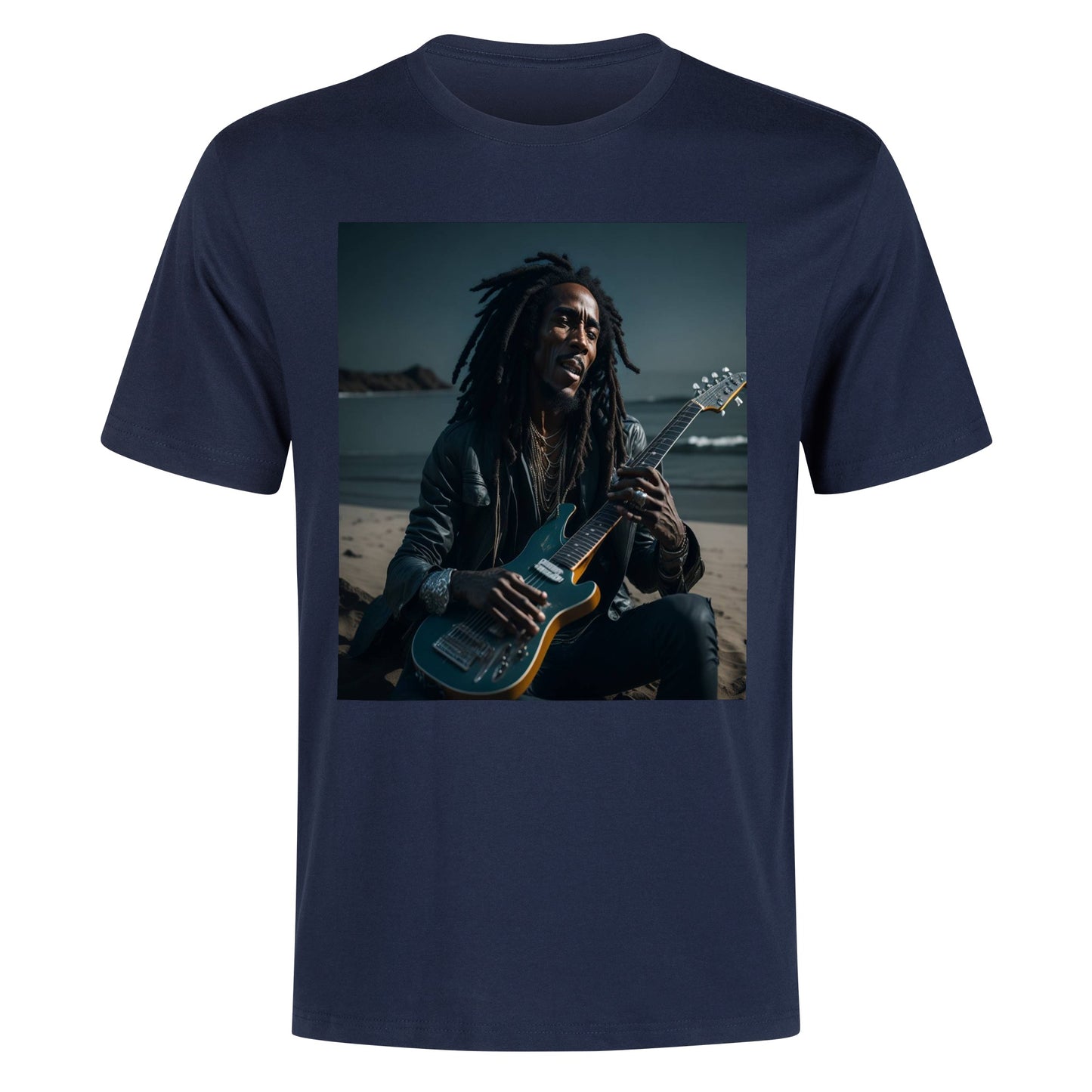 Men's Cotton Front Back Printing T Shirt