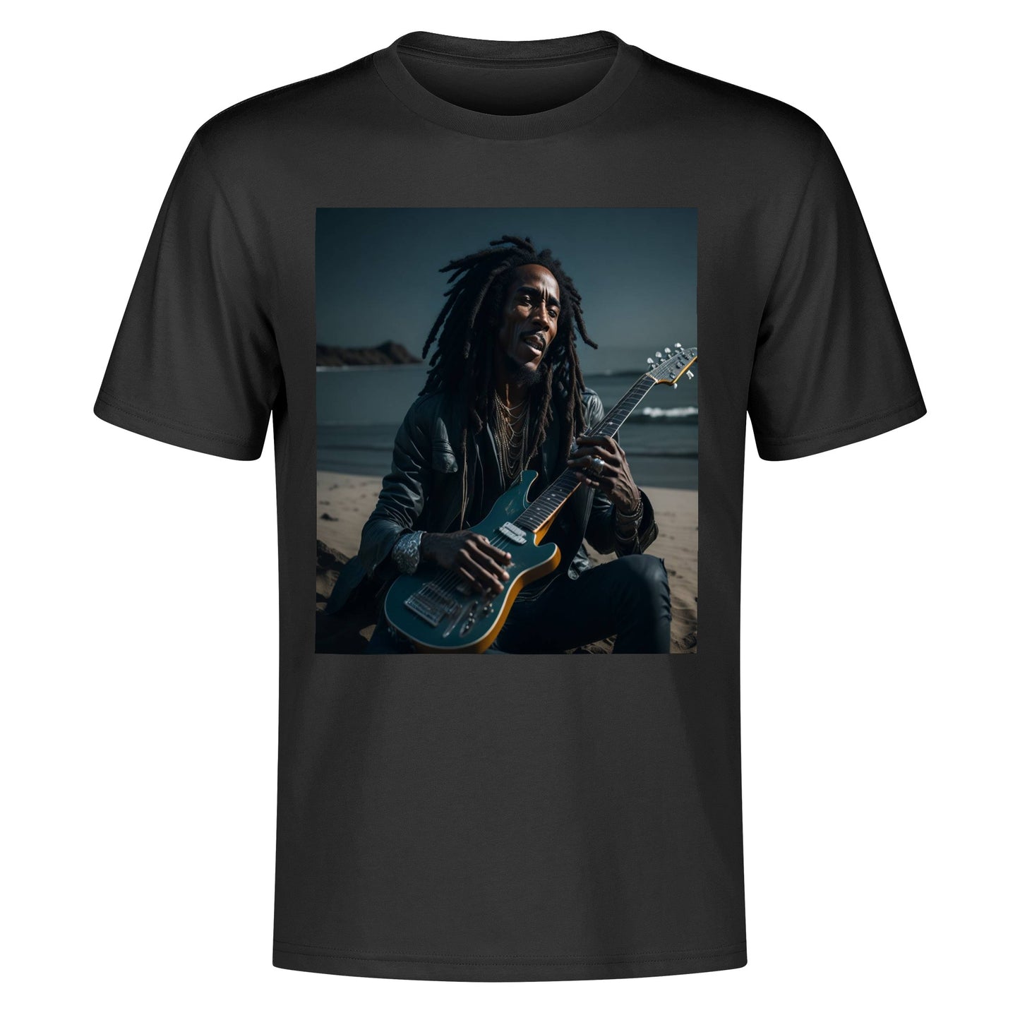 Men's Cotton Front Back Printing T Shirt