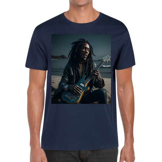 Men's Cotton Front Back Printing T Shirt