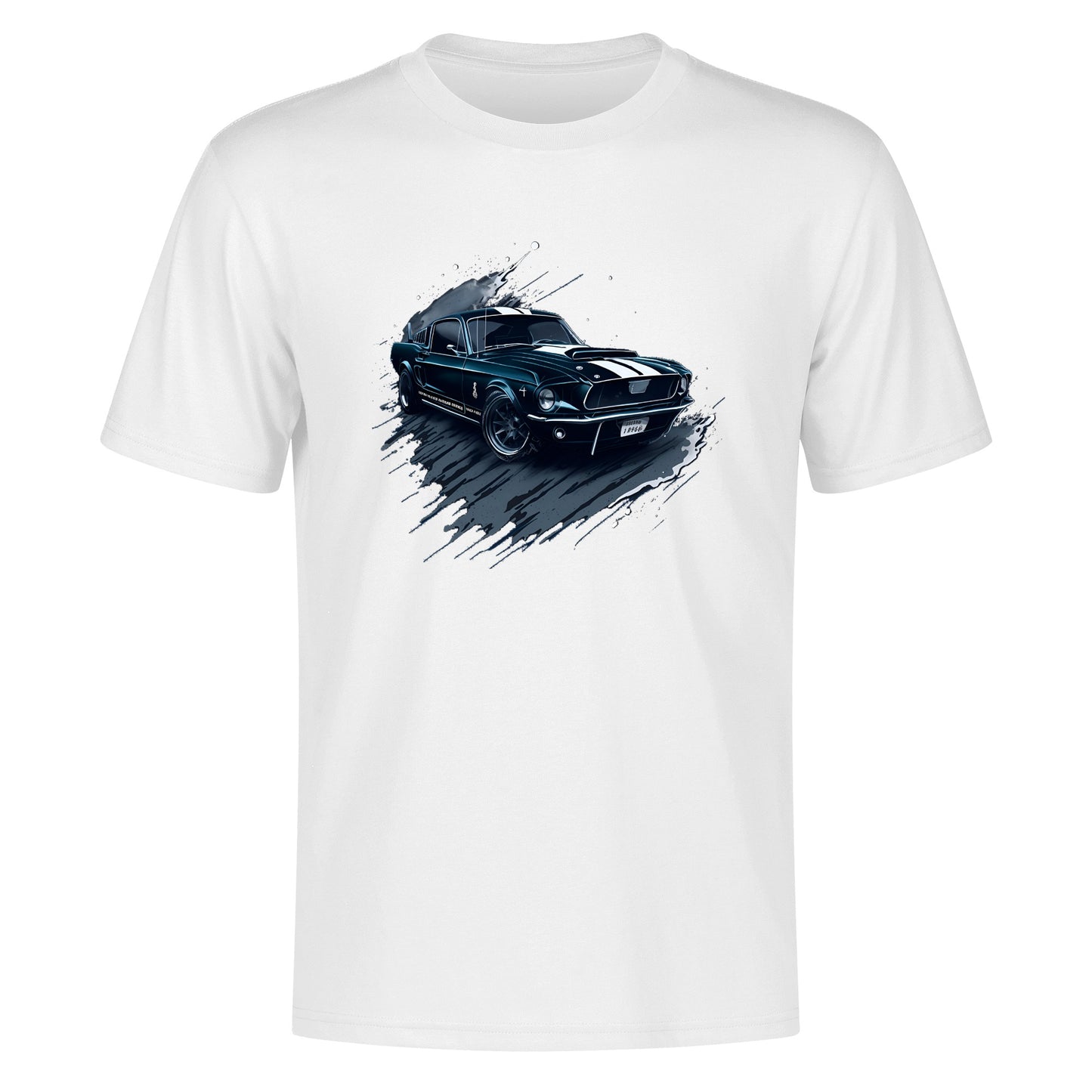 Men's Cotton Front Back Printing T Shirt