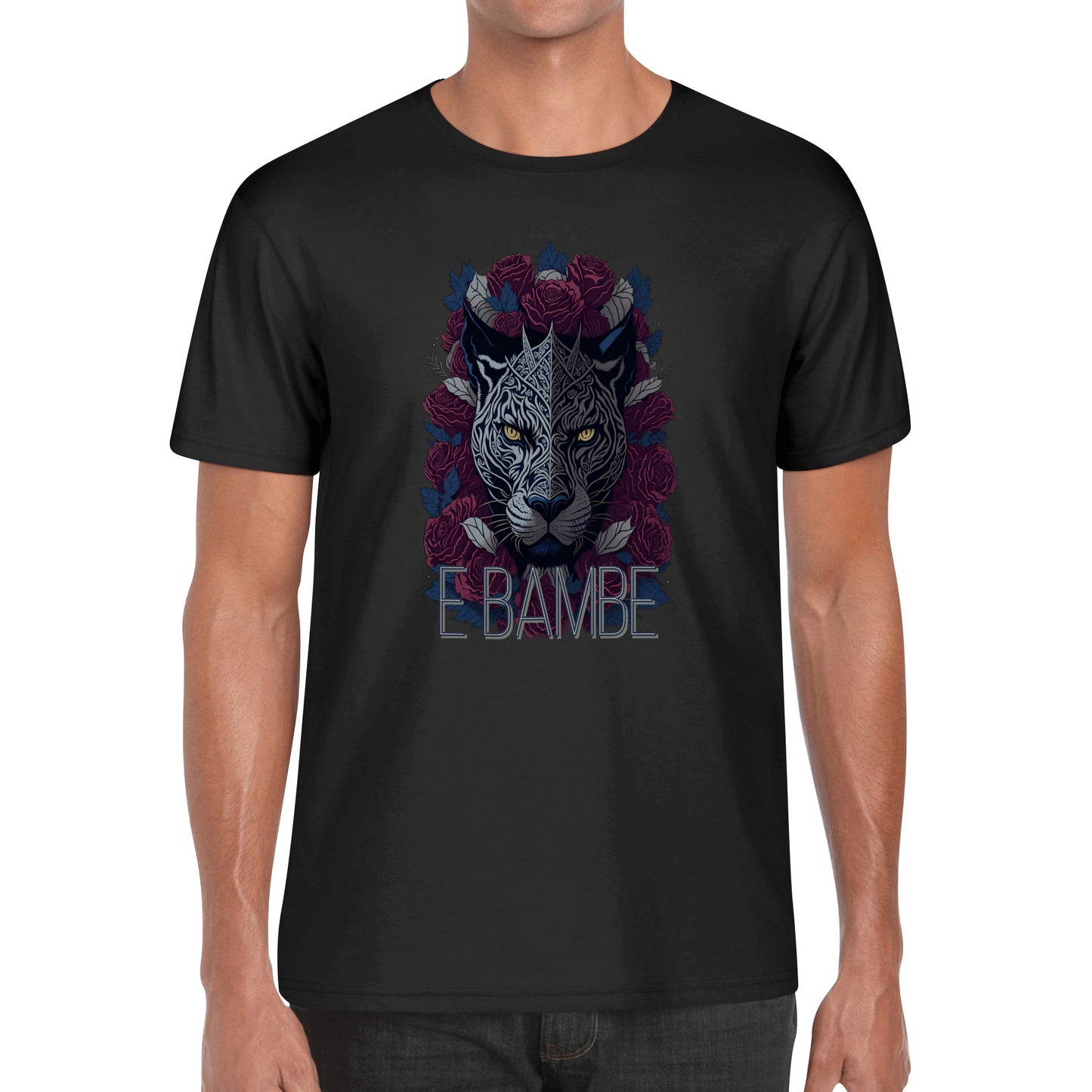Men's Cotton Front Back Printing T Shirt