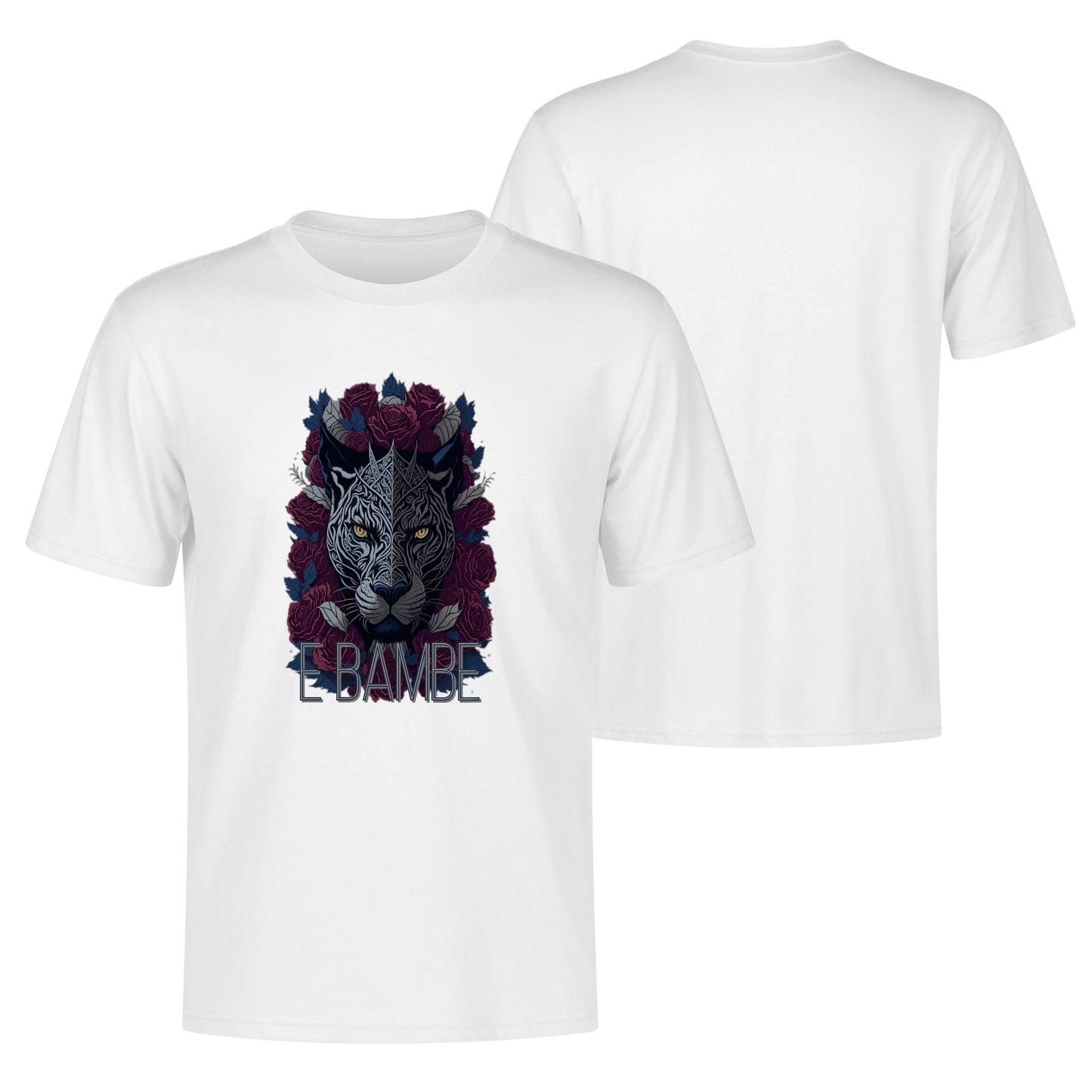 Men's Cotton Front Back Printing T Shirt