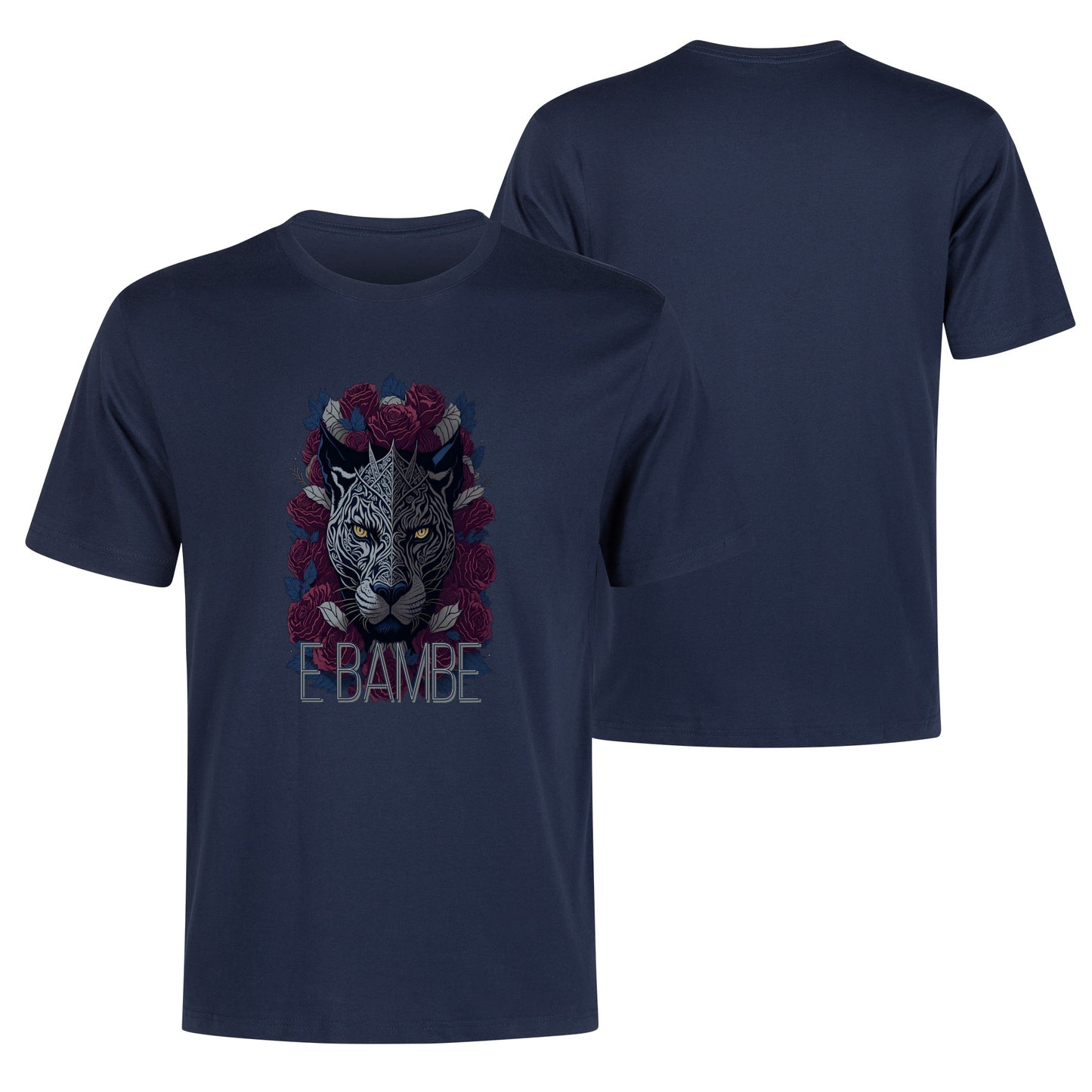 Men's Cotton Front Back Printing T Shirt