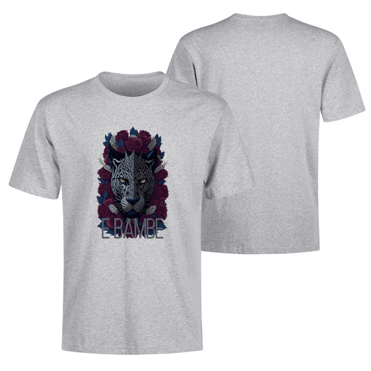 Men's Cotton Front Back Printing T Shirt