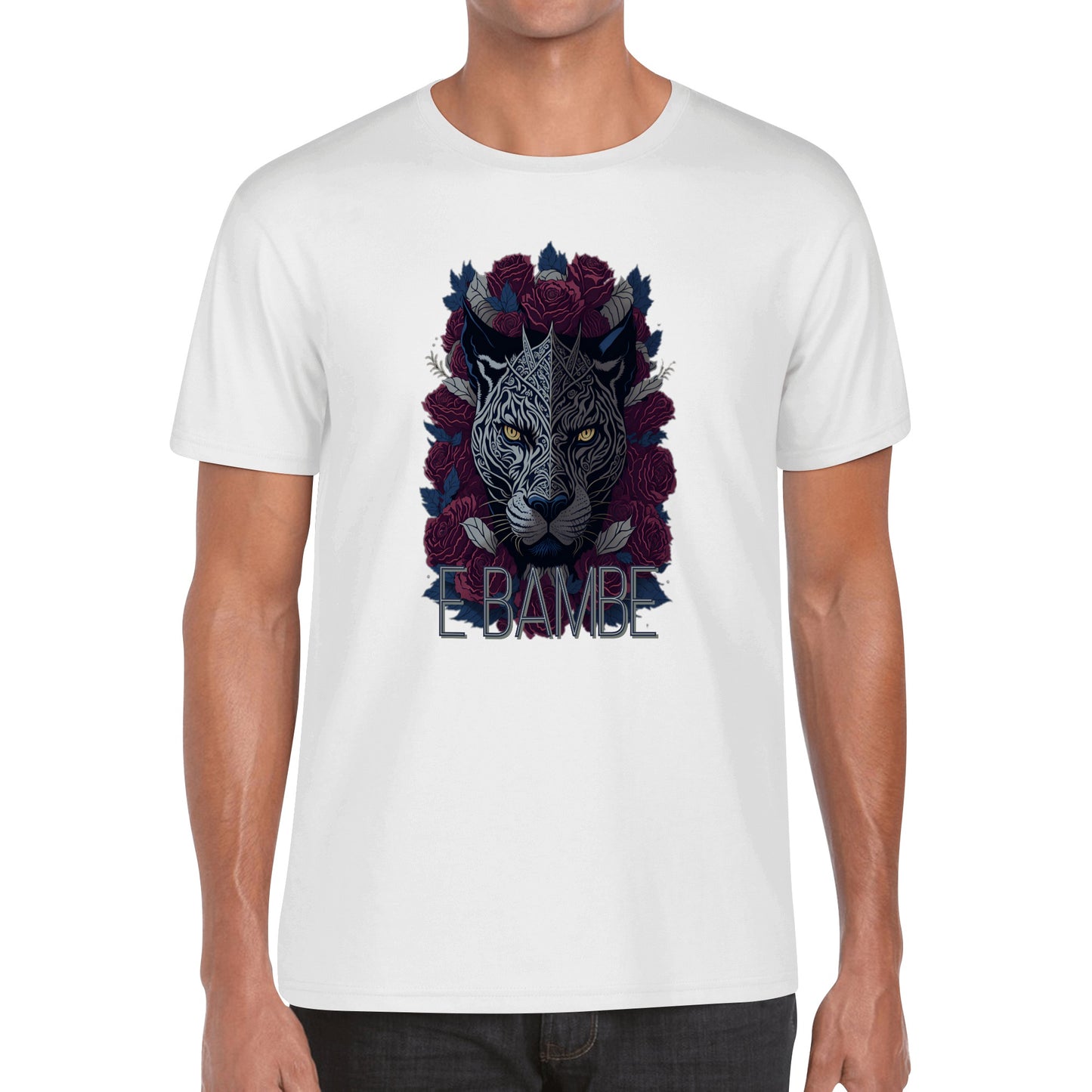 Men's Cotton Front Back Printing T Shirt