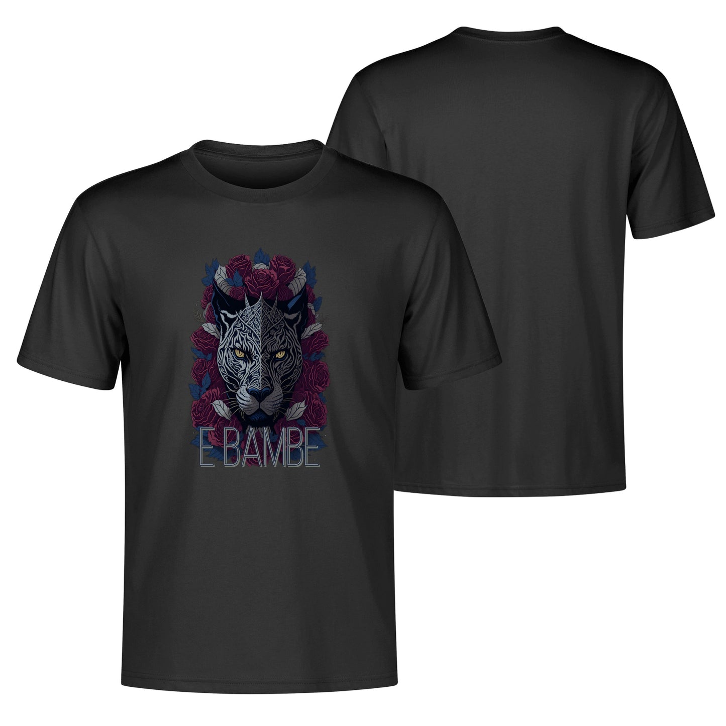 Men's Cotton Front Back Printing T Shirt
