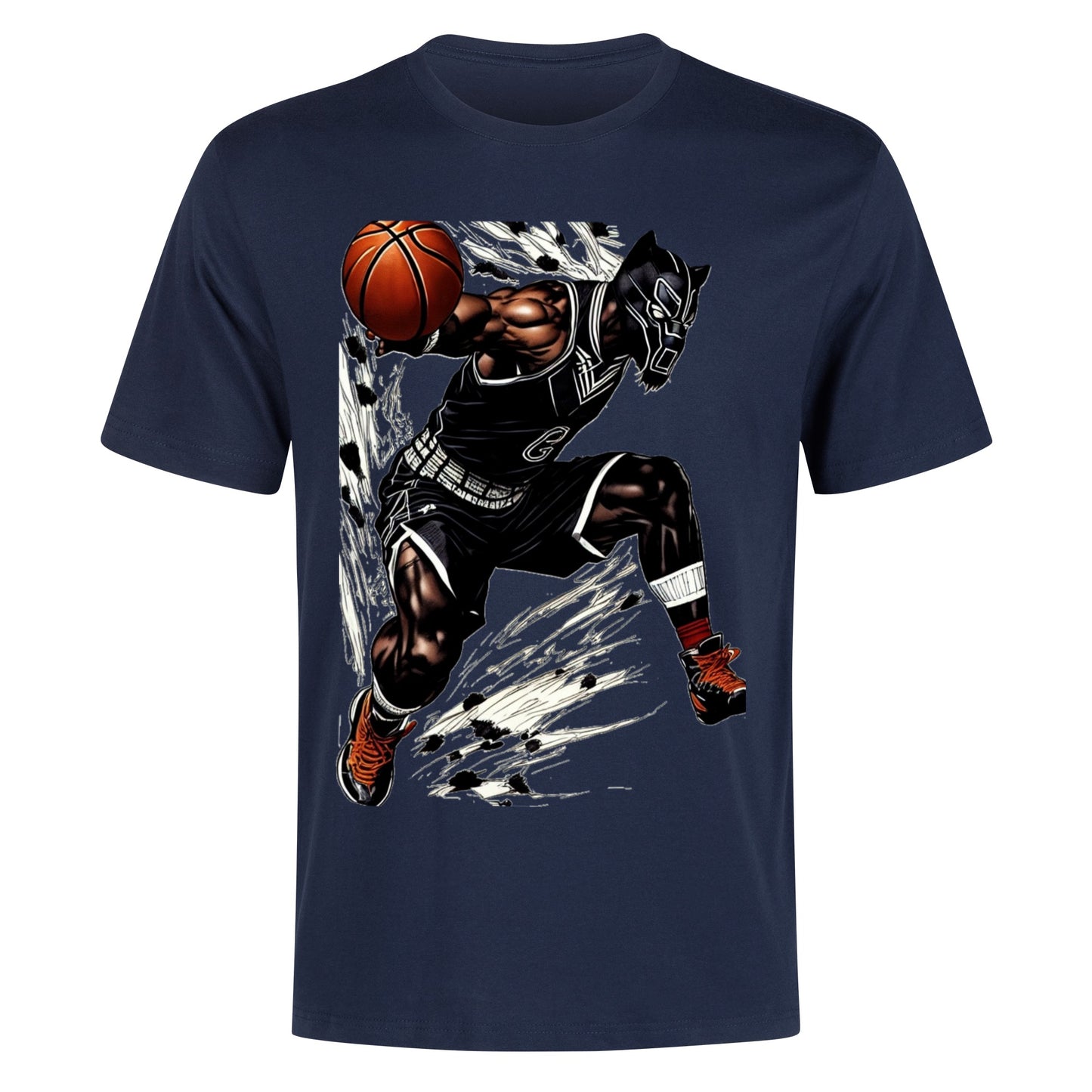 Men's Cotton Front Back Printing T Shirt
