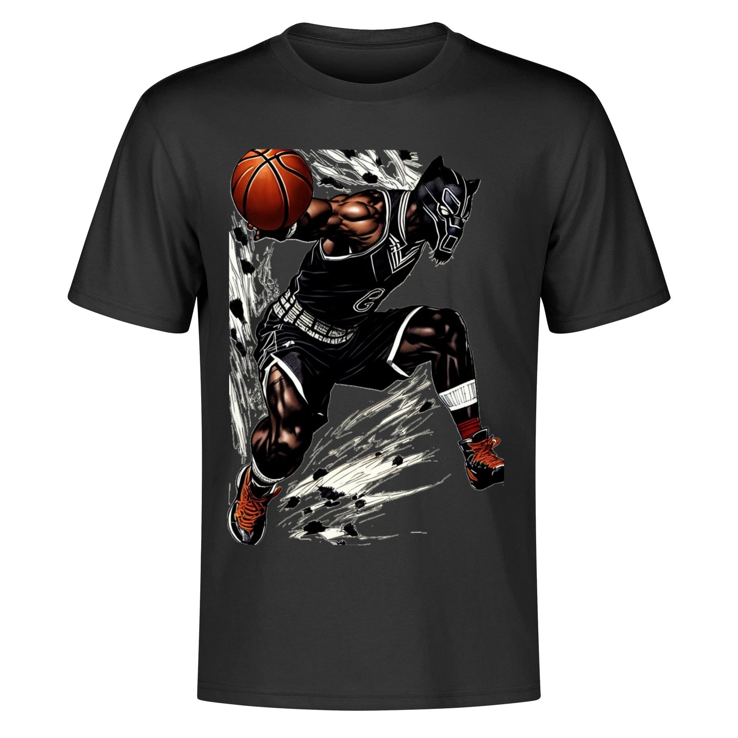 Men's Cotton Front Back Printing T Shirt