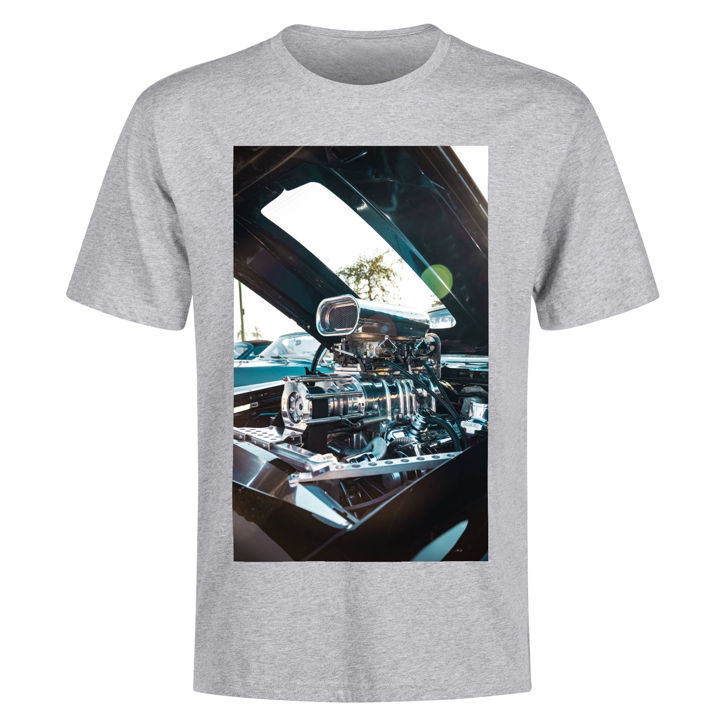 Men's Cotton Front Back Printing T Shirt