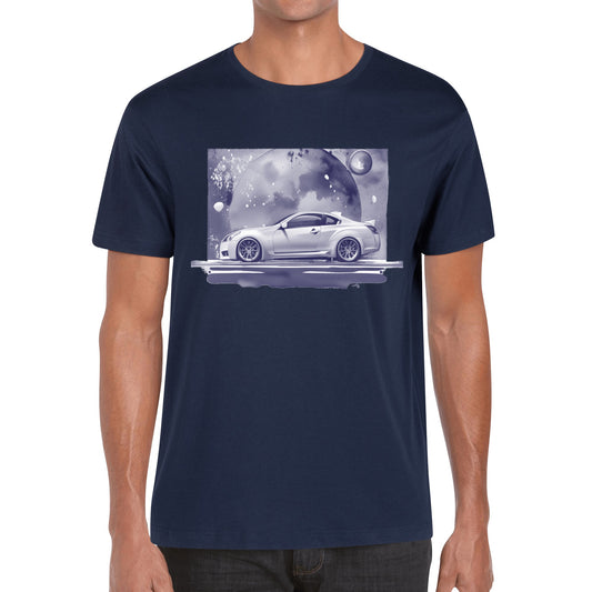 Men's Cotton Front Back Printing T Shirt