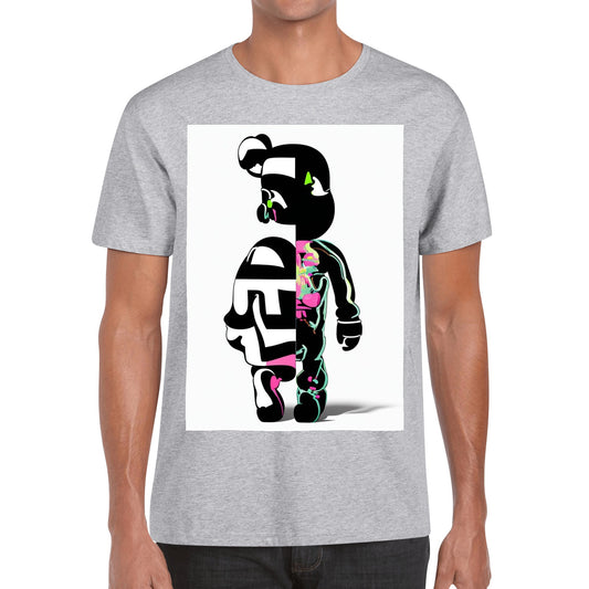 Men's Cotton Front Back Printing T Shirt