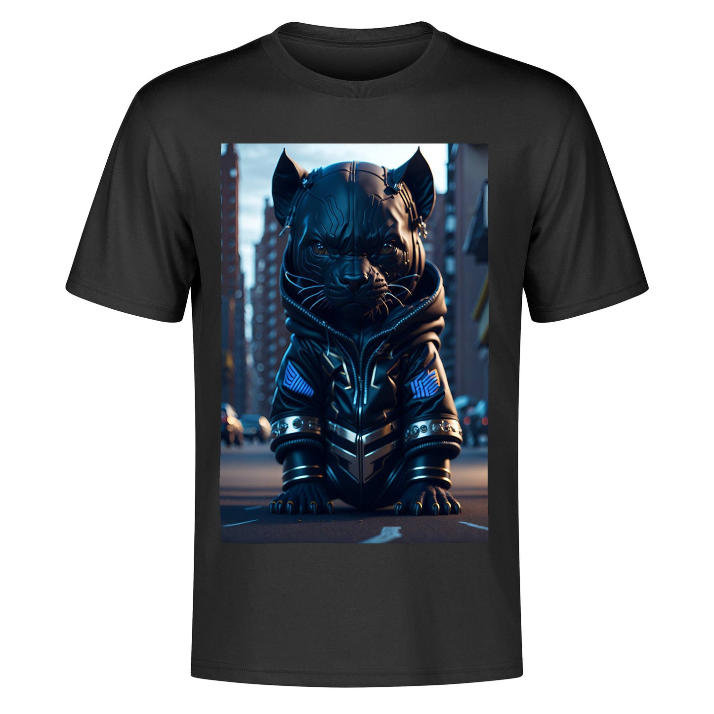 Men's Cotton Front Back Printing T Shirt