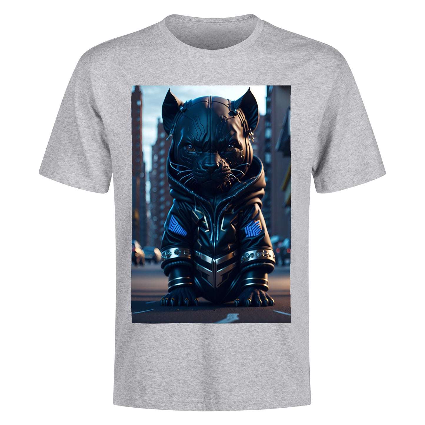 Men's Cotton Front Back Printing T Shirt