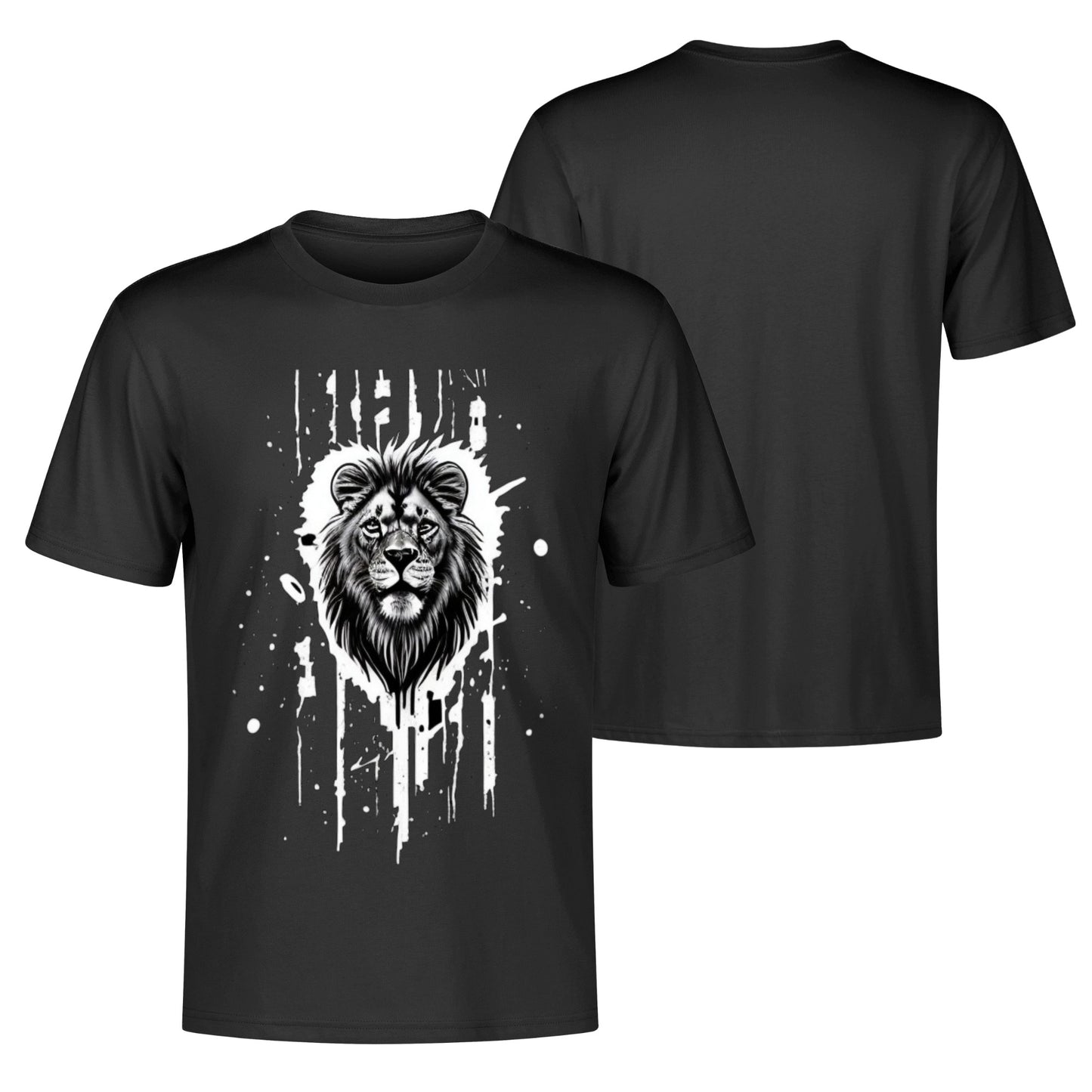 Men's Cotton Front Back Printing T Shirt