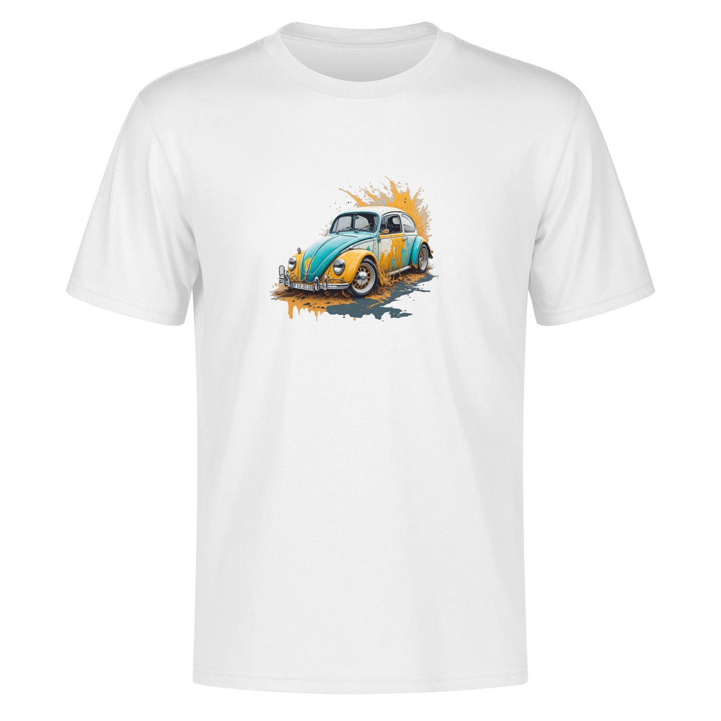 Men's Cotton Front Back Printing T Shirt