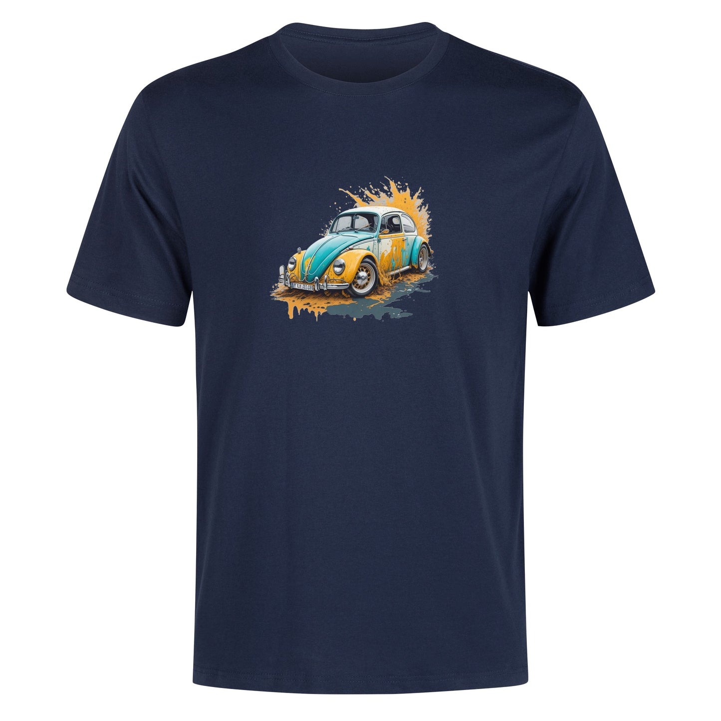 Men's Cotton Front Back Printing T Shirt