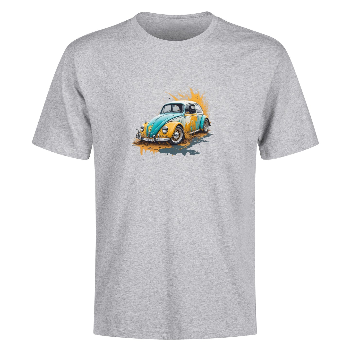 Men's Cotton Front Back Printing T Shirt