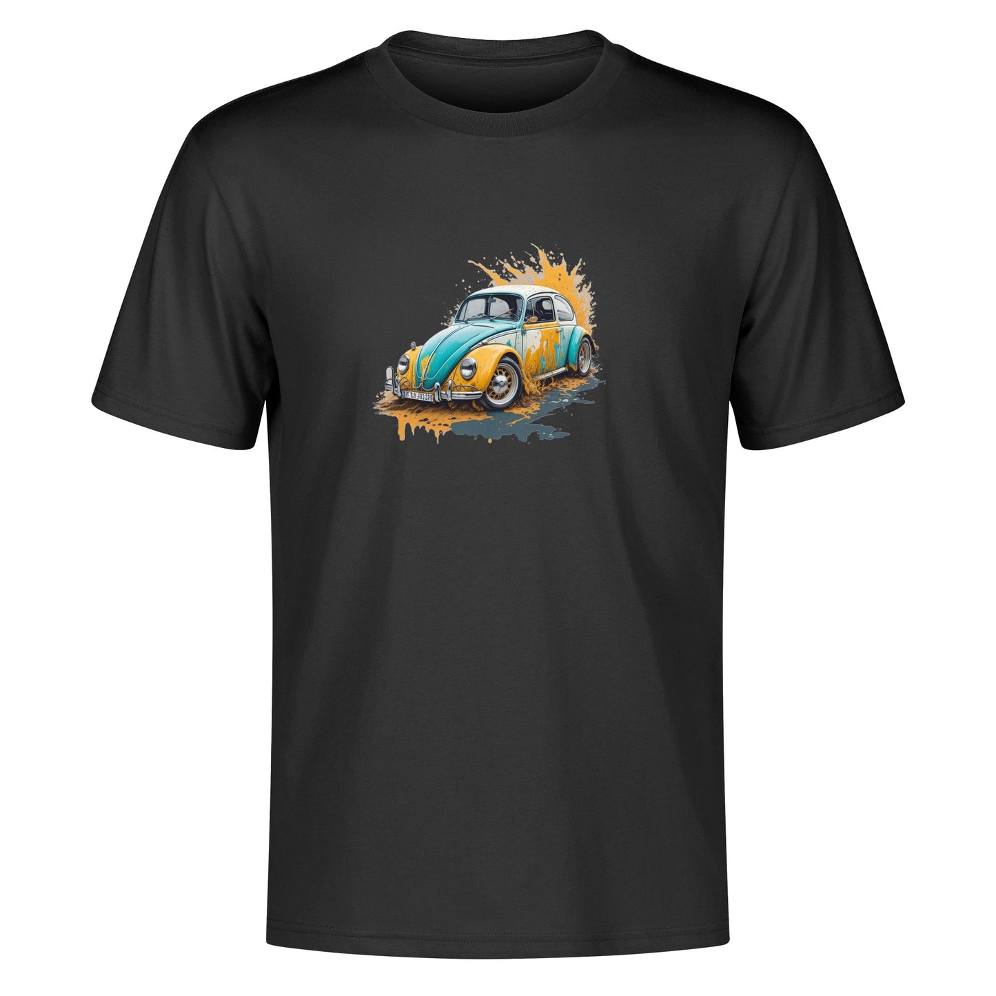 Men's Cotton Front Back Printing T Shirt