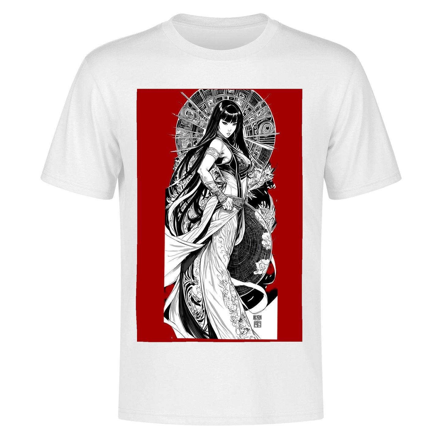 Men's Cotton Front Back Printing T Shirt