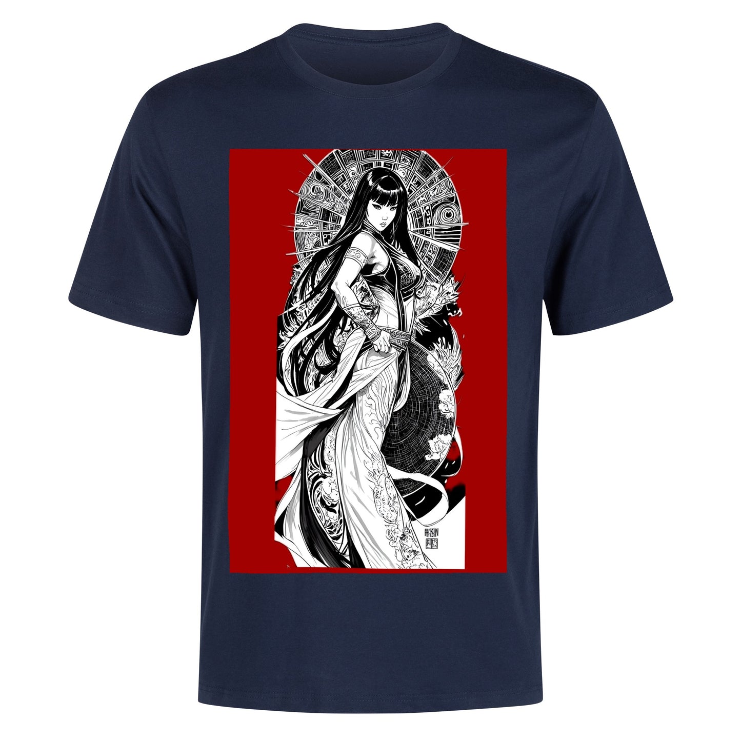 Men's Cotton Front Back Printing T Shirt