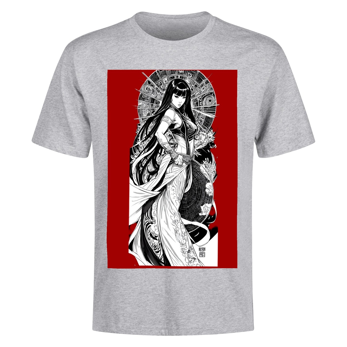 Men's Cotton Front Back Printing T Shirt