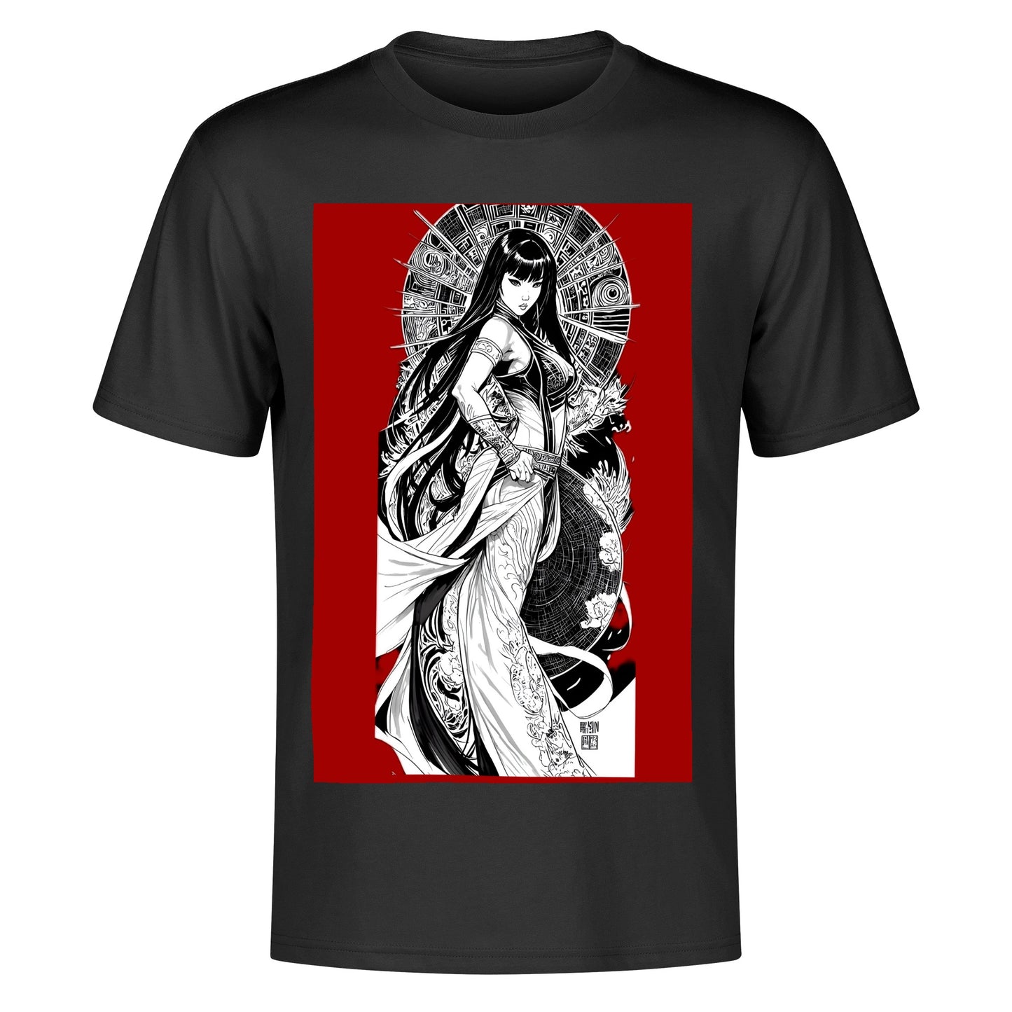 Men's Cotton Front Back Printing T Shirt