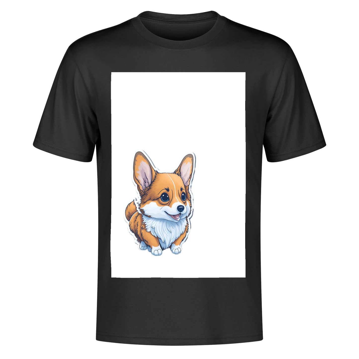 Men's Cotton Front Back Printing T Shirt
