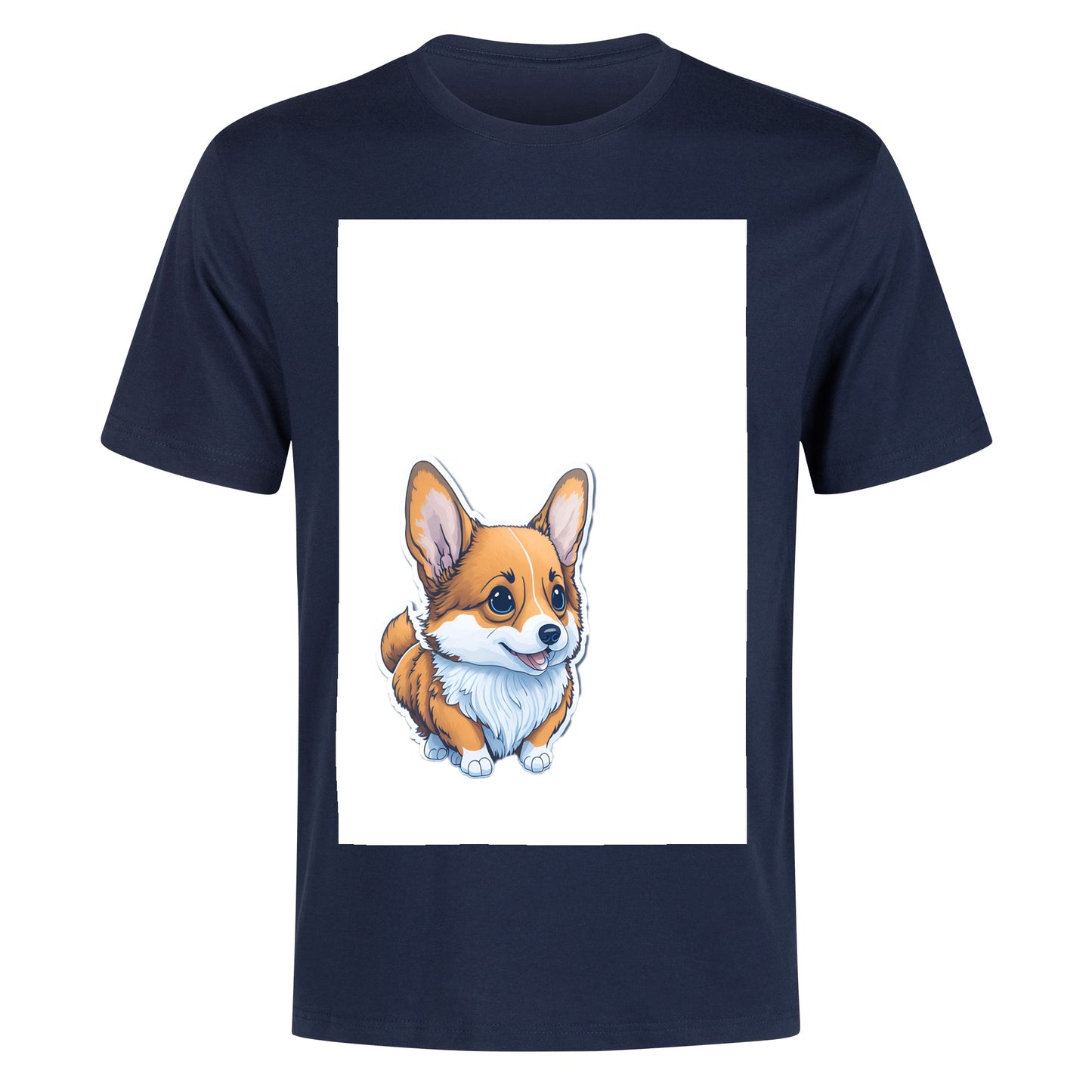 Men's Cotton Front Back Printing T Shirt