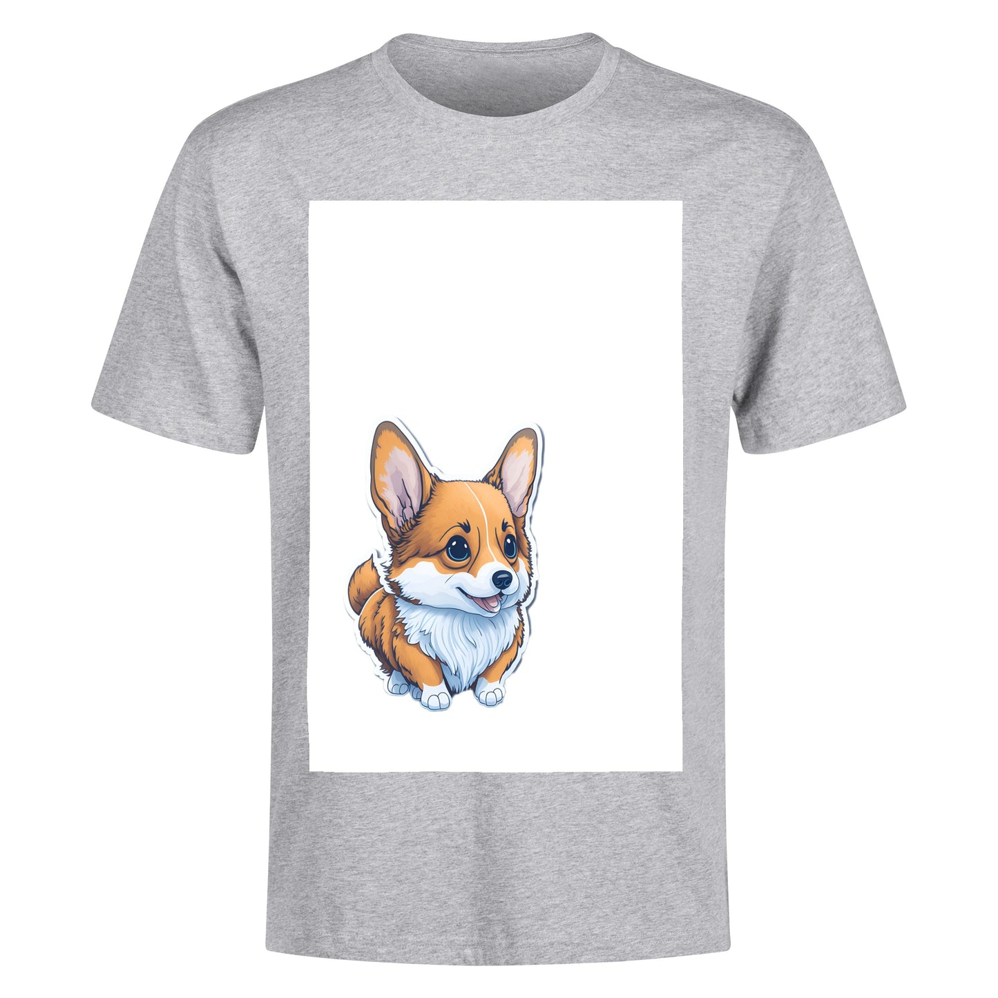 Men's Cotton Front Back Printing T Shirt
