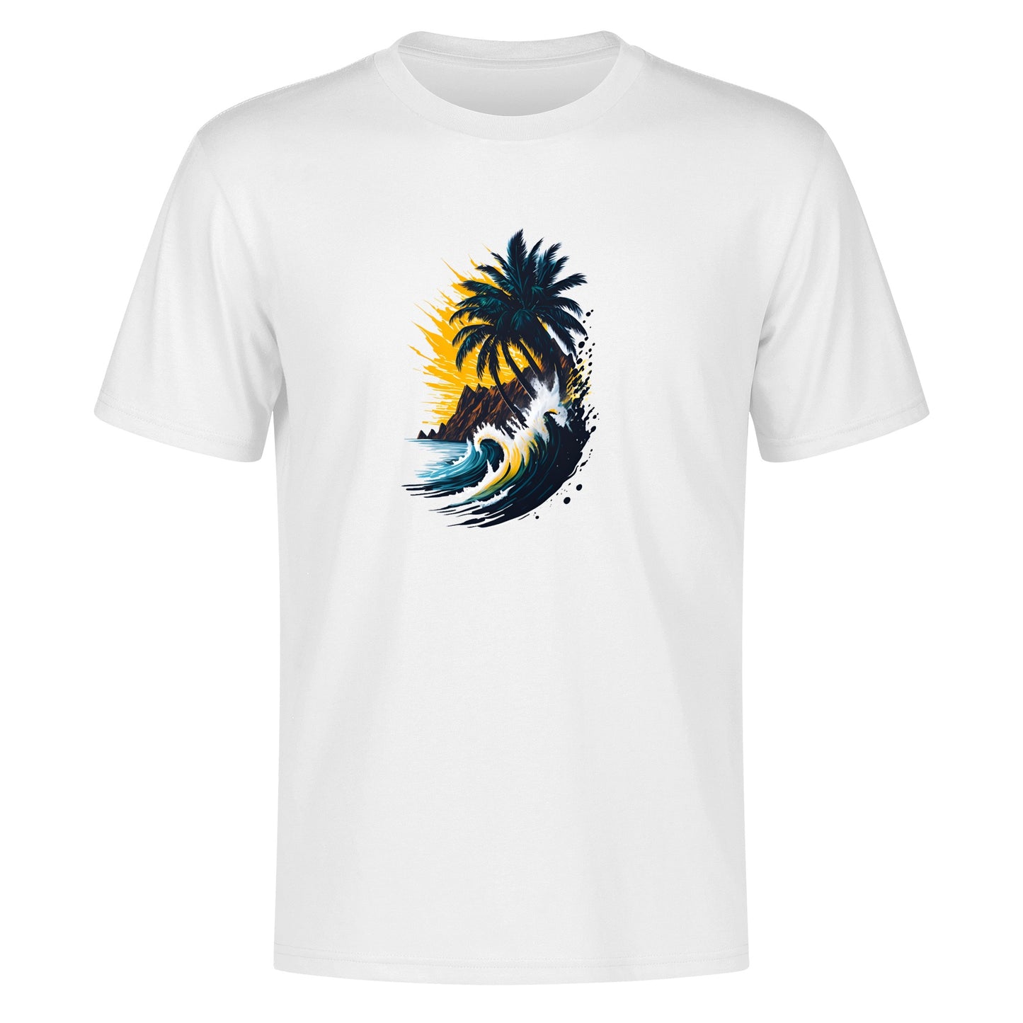Men's Cotton Front Back Printing T Shirt