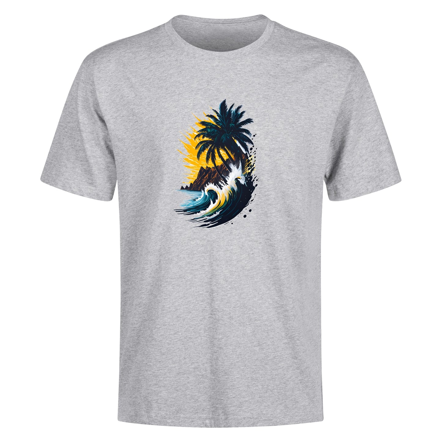 Men's Cotton Front Back Printing T Shirt