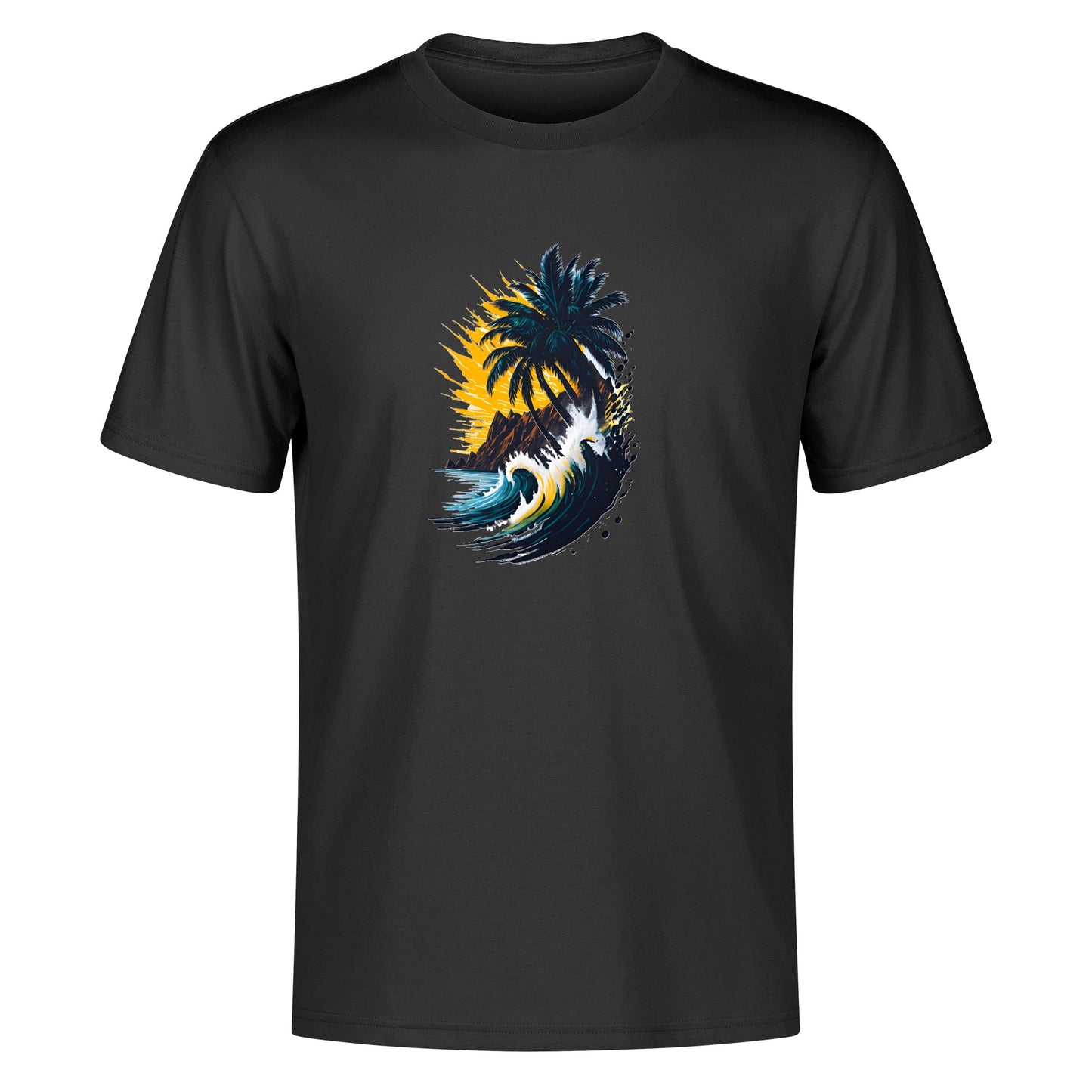 Men's Cotton Front Back Printing T Shirt