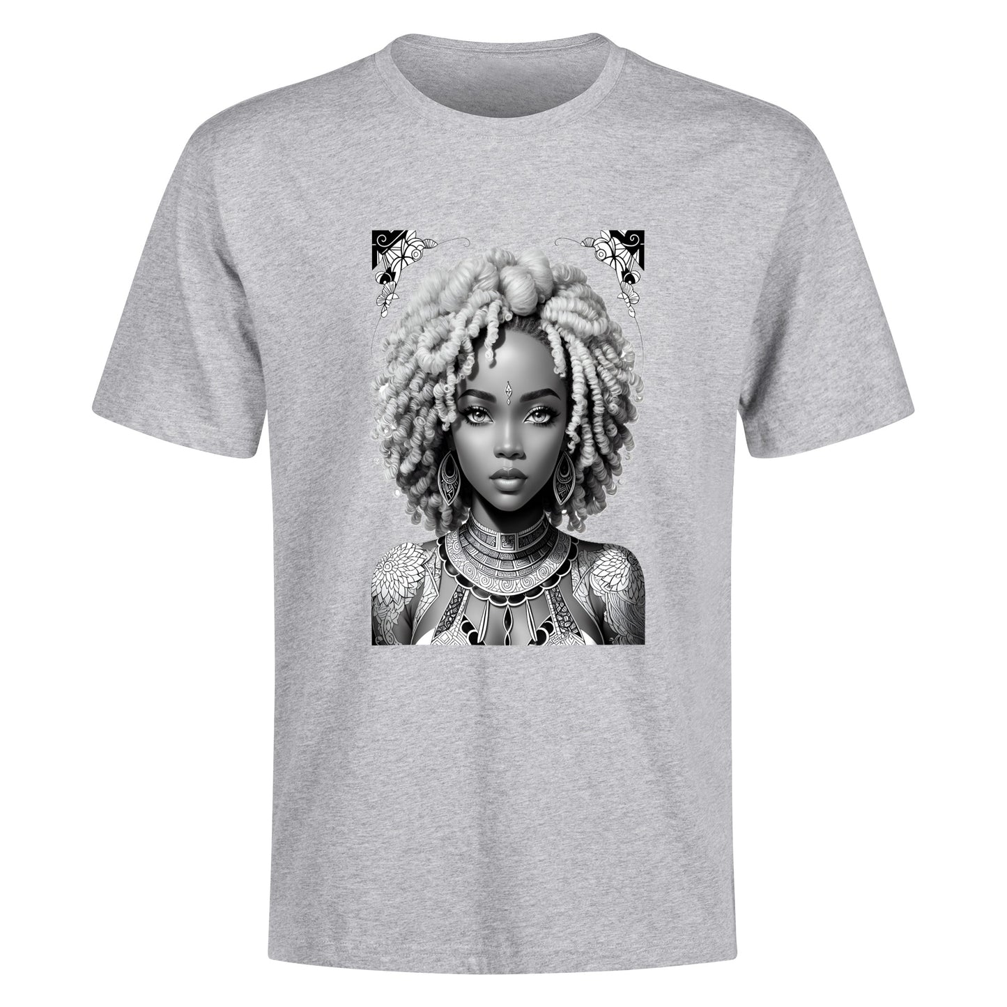 Men's Cotton Front Back Printing T Shirt