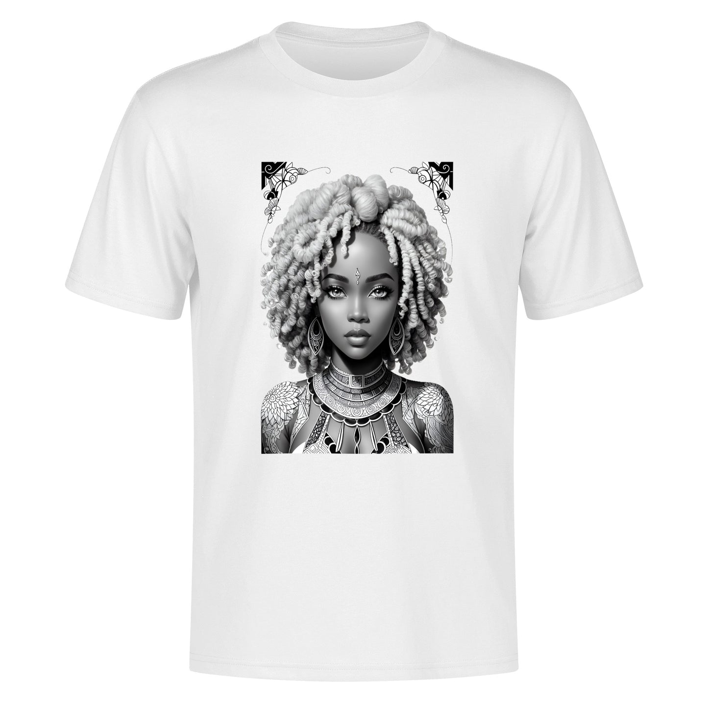 Men's Cotton Front Back Printing T Shirt