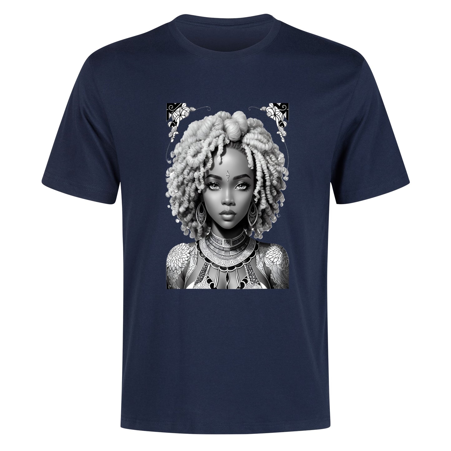 Men's Cotton Front Back Printing T Shirt
