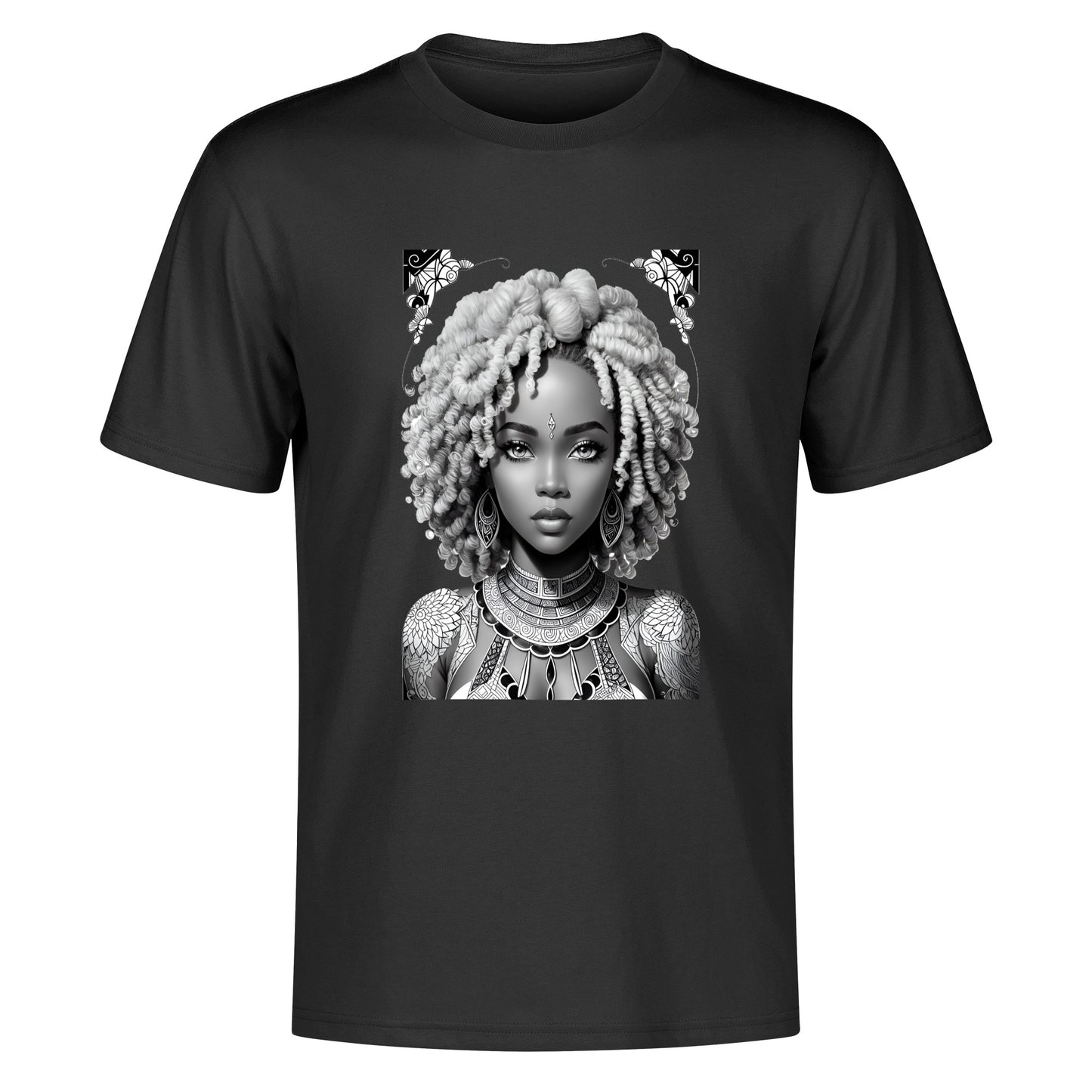 Men's Cotton Front Back Printing T Shirt