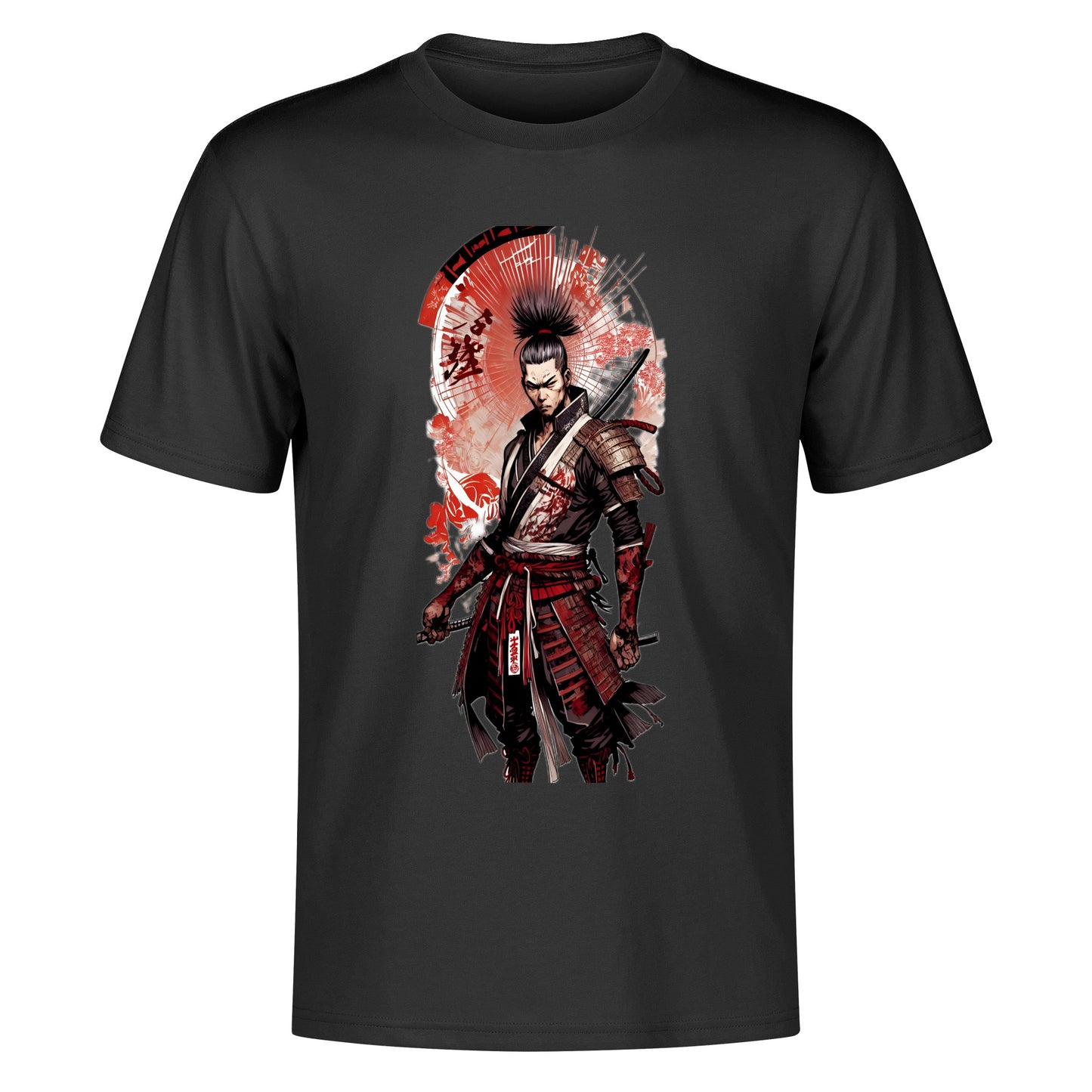 Men's Cotton Front Back Printing T Shirt