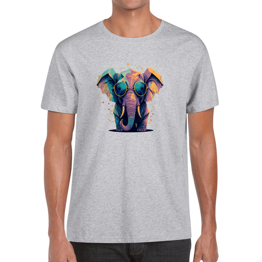 Men's Cotton Front Back Printing T Shirt