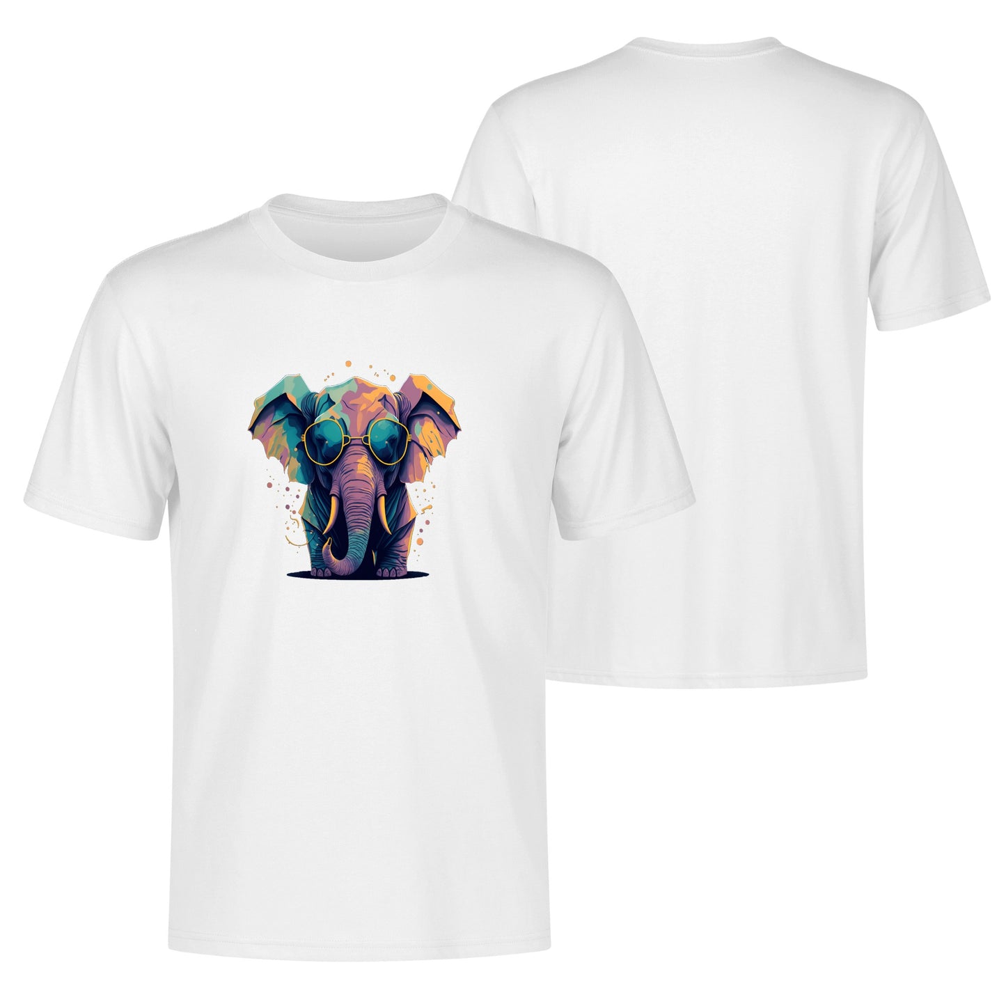 Men's Cotton Front Back Printing T Shirt