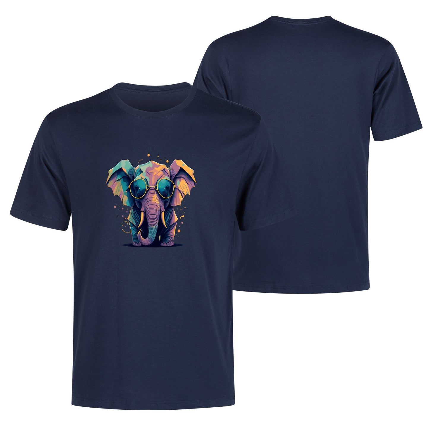 Men's Cotton Front Back Printing T Shirt