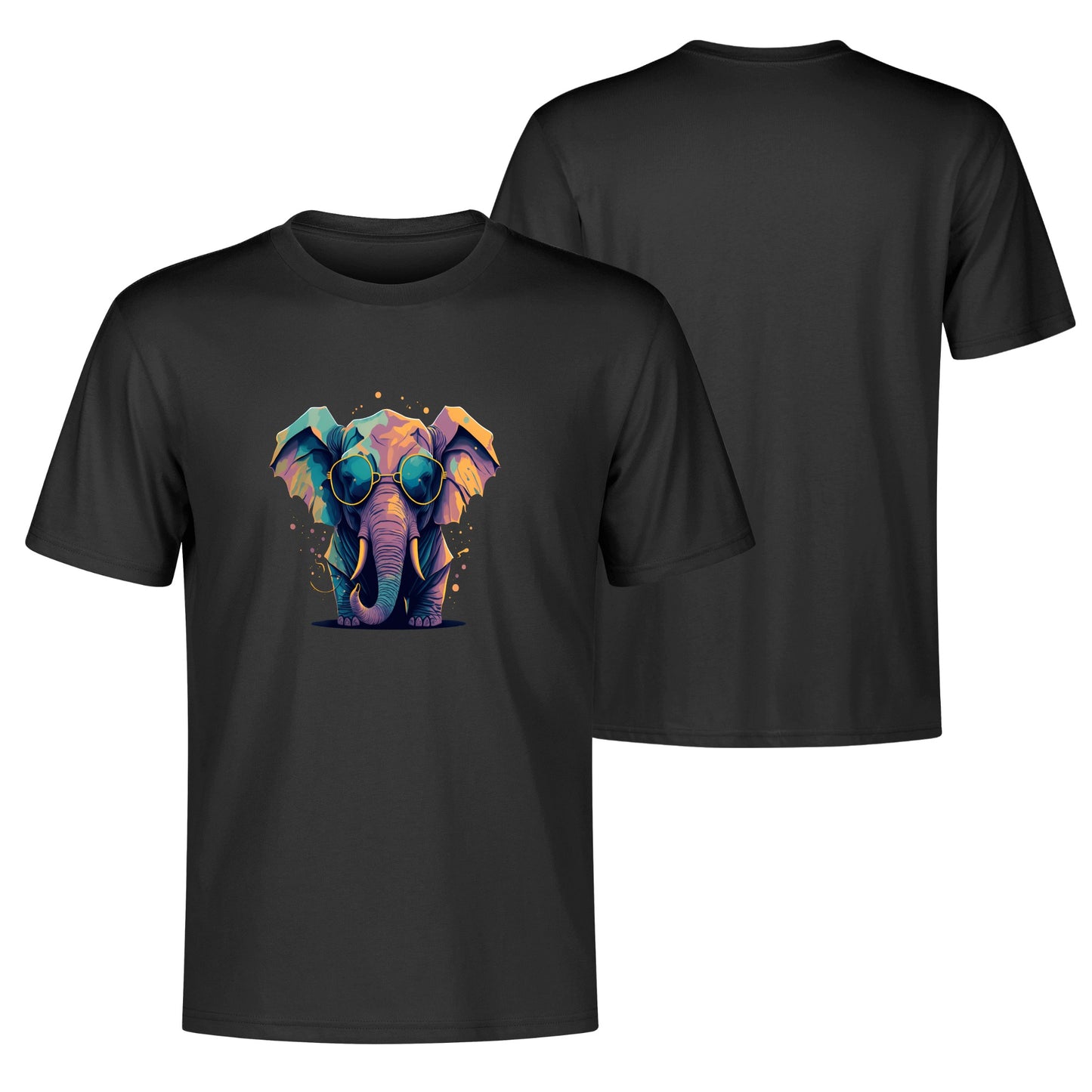 Men's Cotton Front Back Printing T Shirt