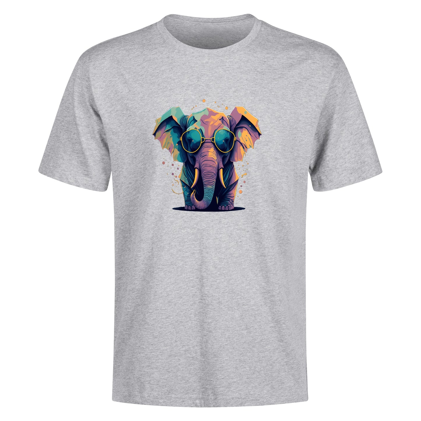 Men's Cotton Front Back Printing T Shirt