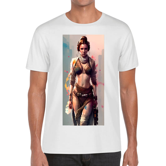 Men's Cotton Front Back Printing T Shirt
