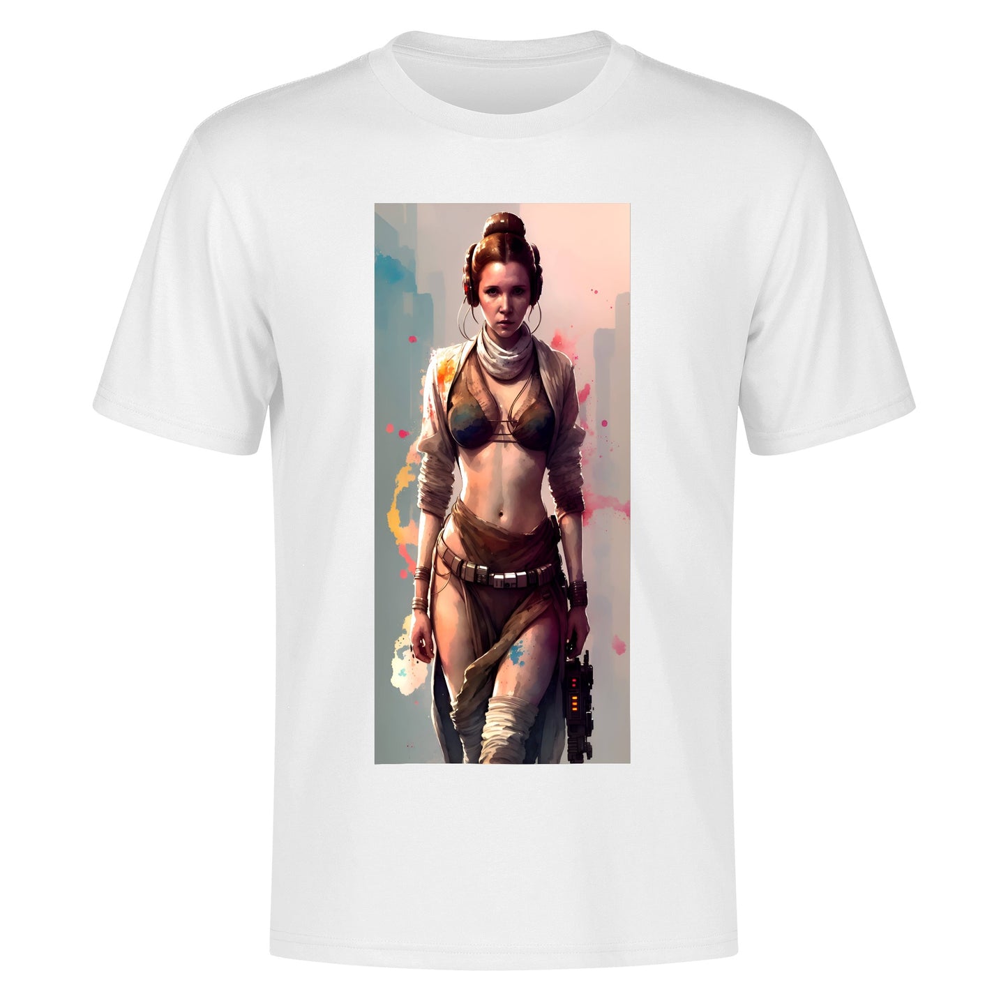 Men's Cotton Front Back Printing T Shirt