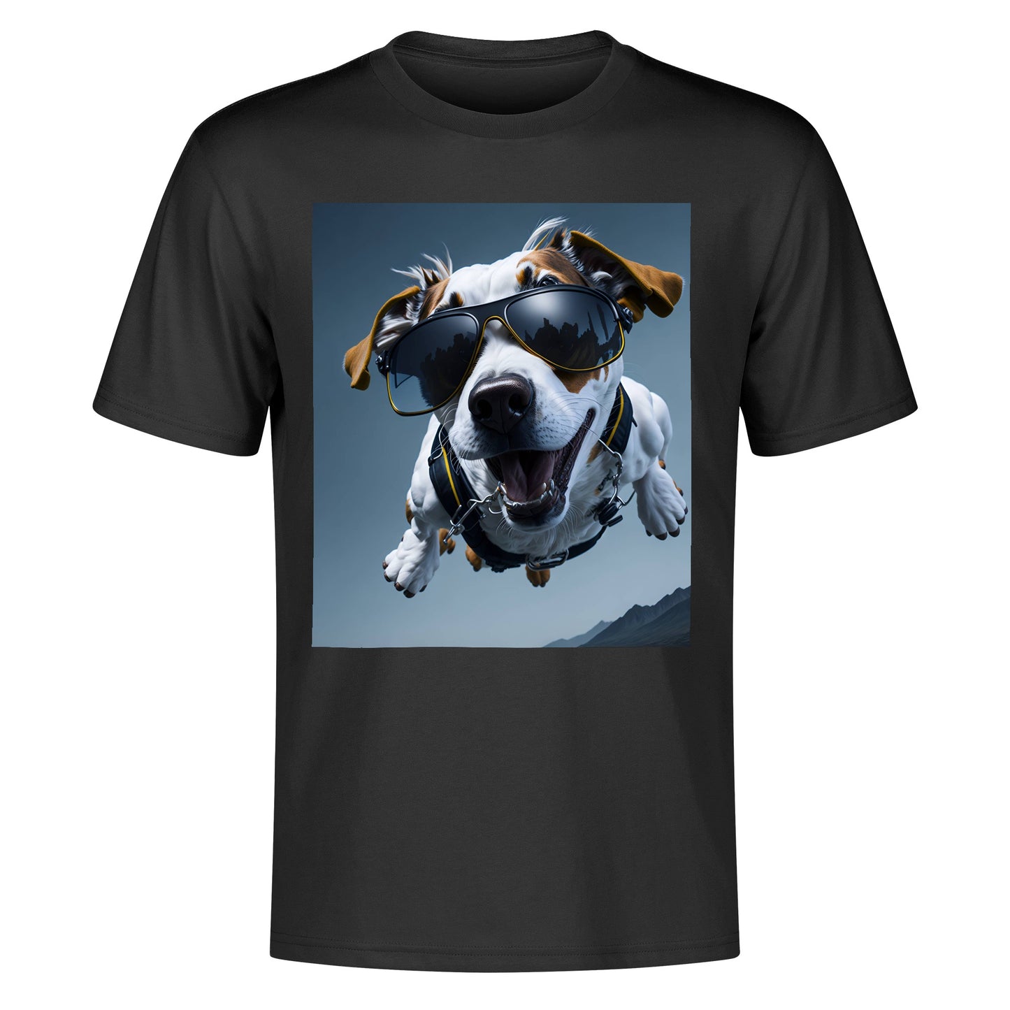 Men's Cotton Front Back Printing T Shirt